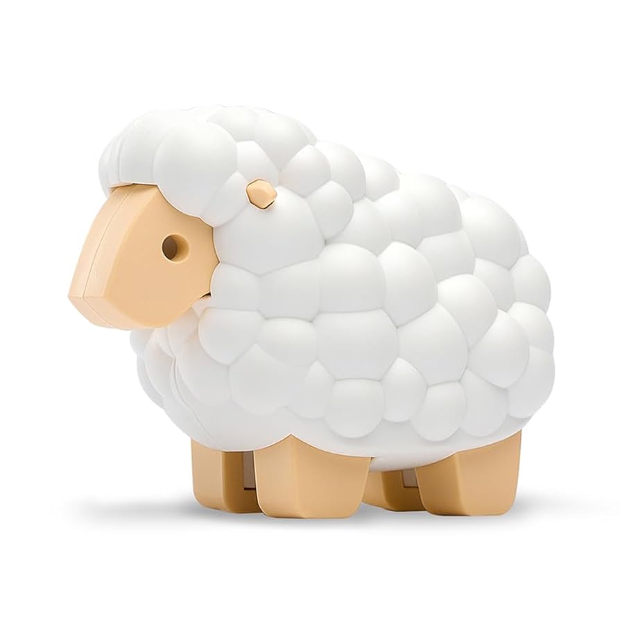 Amazon | RinNoLab 動物パズル ヒツジ ハーフトイズ（ジオラマ
